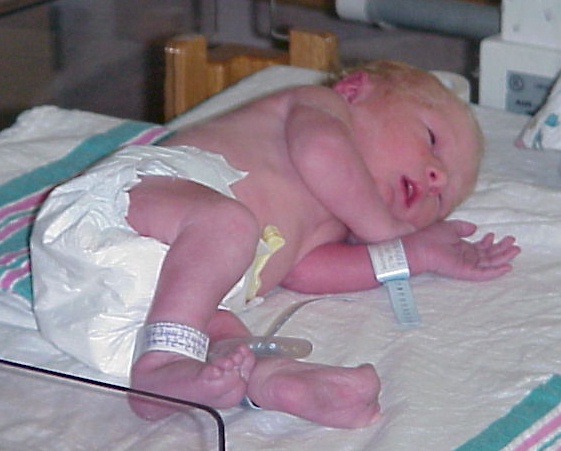 Mason Resting after his bath